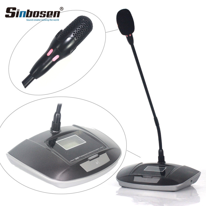 Microphone de conférence sans fil Sinbosen UHF S800 1 pour 8